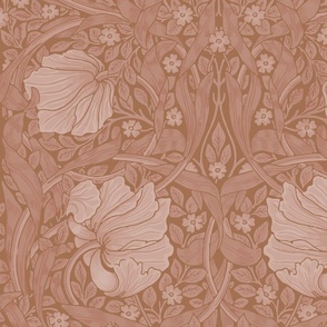 William Morris ~ Antiqued Pimpernel ~ Les Nudes  ~ Large