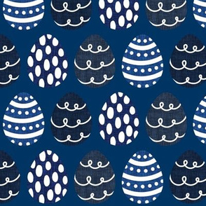 navy easter eggs + blue, navy no. 3, cobalt, navy no. 2