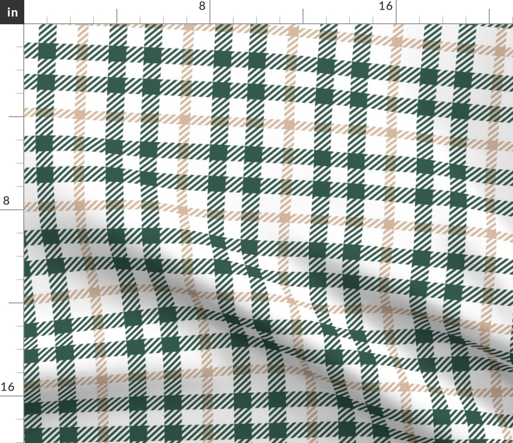 Saint Patricks Green MadrasTartan Plaid Checked Squared Gingham Flannel-01