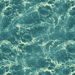 Teal Water Ocean Waves