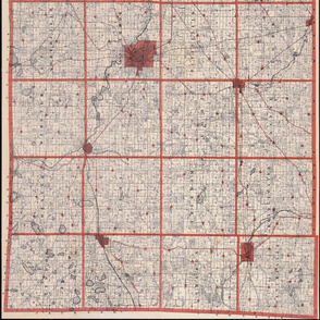 179-1  1896 Washtenaw County Plat Map