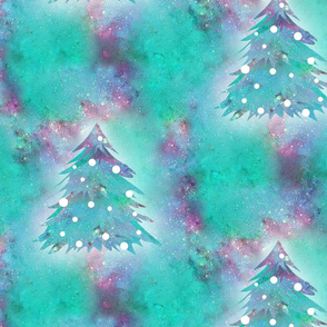 Dreamy Christmas Trees - Turquois