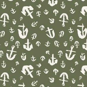WHIMSY ANCHORS IN OLIVE