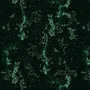Anishinaabe Constellations green