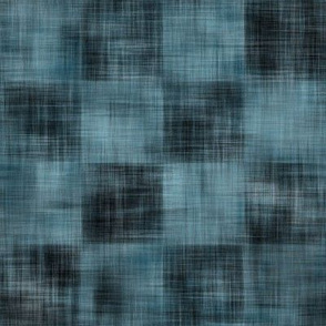 LINEN STYLE CHECKERBOARD  SLATE BLUE grey PSMGE