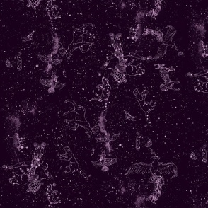 Anishinaabe Constellations Purple