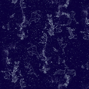Anishinaabe Constellations Blue