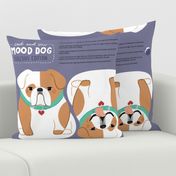 Mood Dog - Bulldog Tan And White