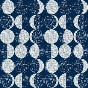 Moon Phases Embroidery / Small Scale