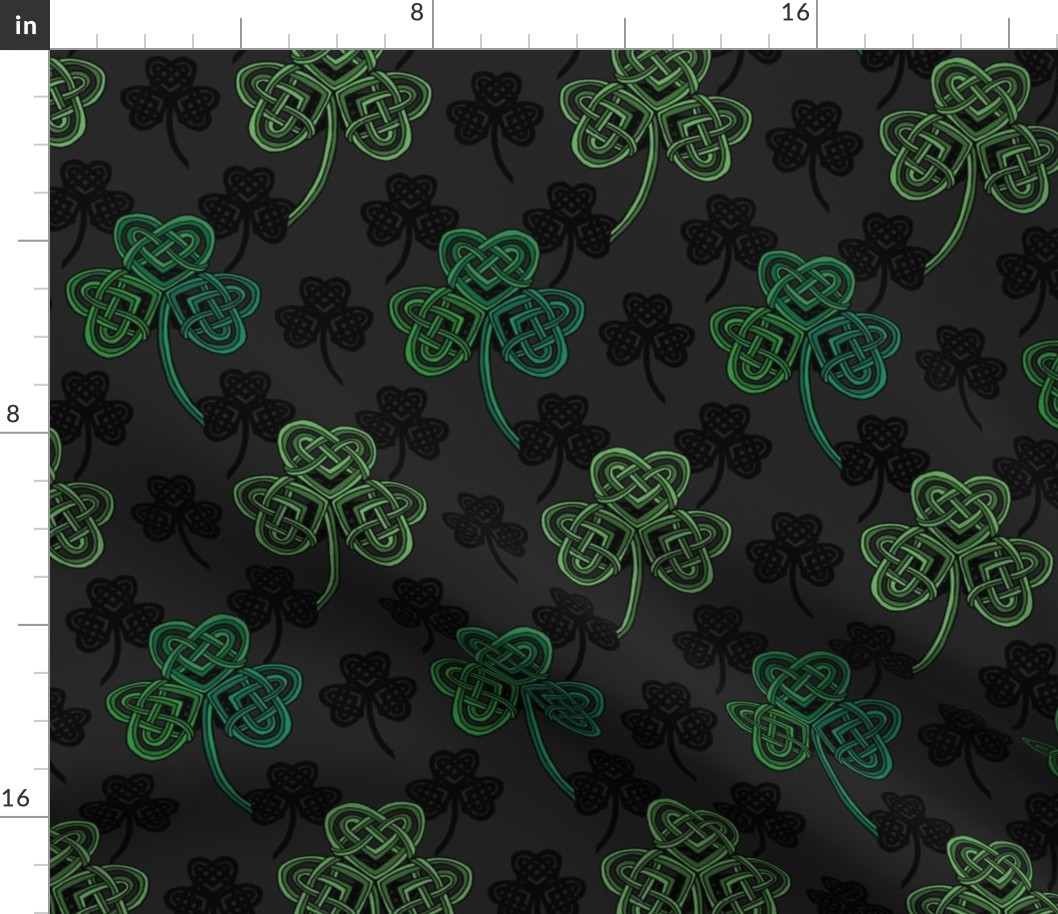 Celtic Shamrock (dark green)  