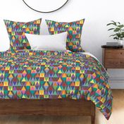 Triangle Patchwork bright