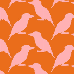 Pink and Orange Kookaburra