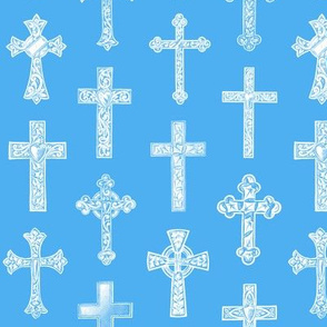 crosses turquoise