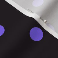 Halloween Polka dots purple black large Wallpaper