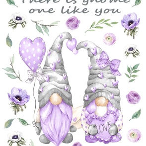 lilac FLORAL gnome