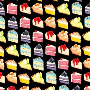 Rainbow Cake & Pie - Black - 1"