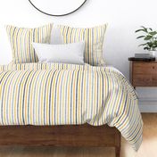 Watercolor Stripe - Yellow/Grey