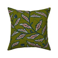 Climbing Vines Olive Green