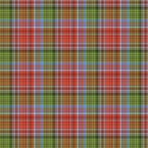 Red, Green, and Blue Fine Line Plaid - medium scale