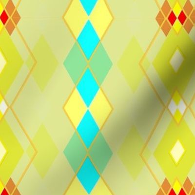 Diamond Tessellation Yellow