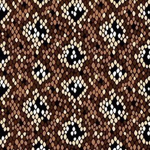 Snakeskin Pattern (Brown) – Extra Small Scale