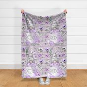 lilac gnome blanket lilac wood