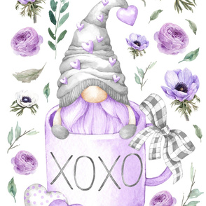 lilac gnome blanket