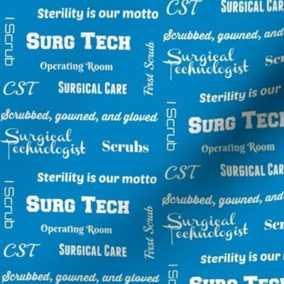 CST, Surg Tech - blue