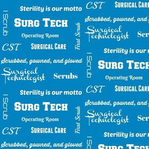 CST, Surg Tech - blue