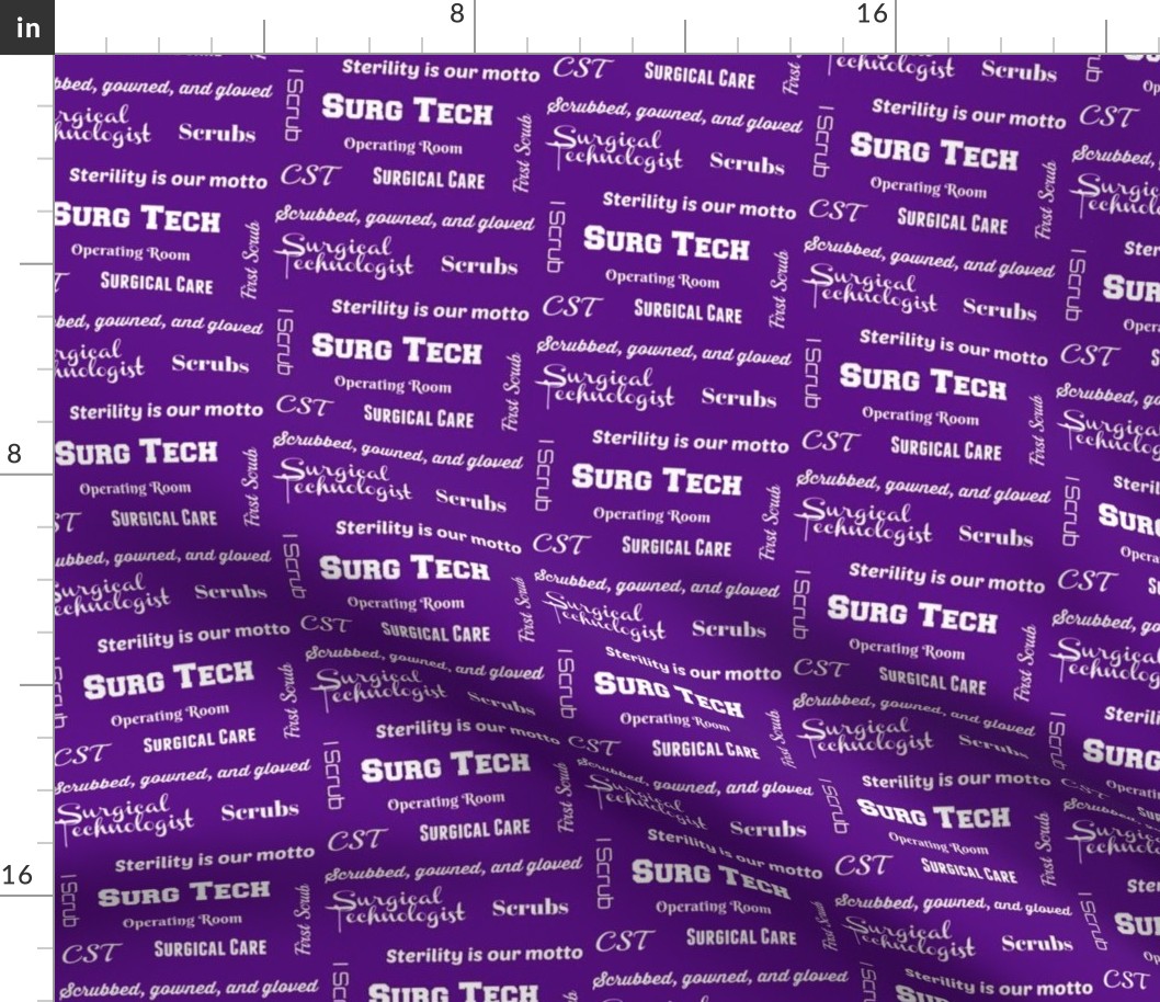 CST, Surg Tech - purple