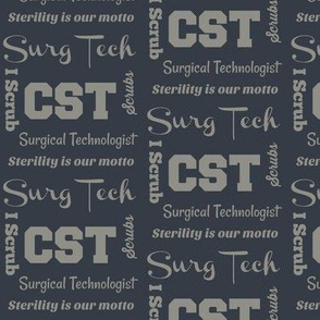 CST, Surg Tech - gray