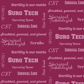 CST, Surg Tech - raspberry