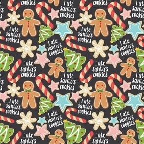 I Ate Santa's Cookies - Soft Black, small scale