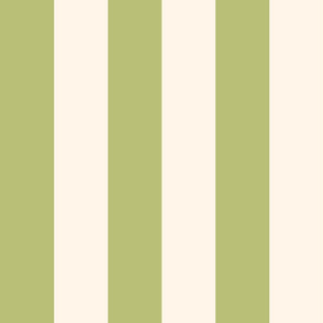 WIDE STRIPE - RHODODENDRON COLLECTION (CELERY GREEN)