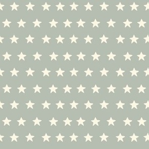 mini stars,  sage green 