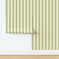 CHEVRON STRIPE - RHODODENDRON COLLECTION (CELERY GREEN)