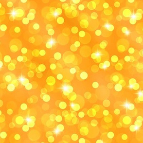 Sparkly Bokeh Pattern - Radiant Yellow Color