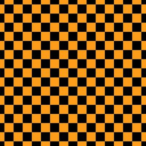 Checker Pattern - Radiant Yellow and Black
