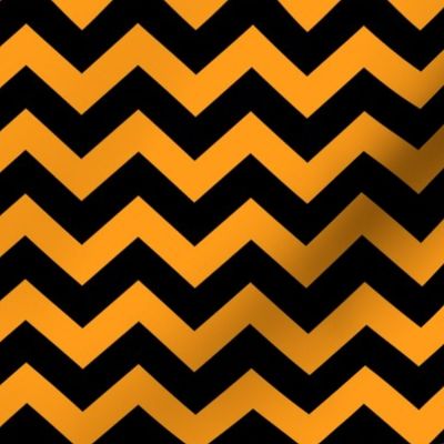 Chevron Pattern - Radiant Yellow and Black