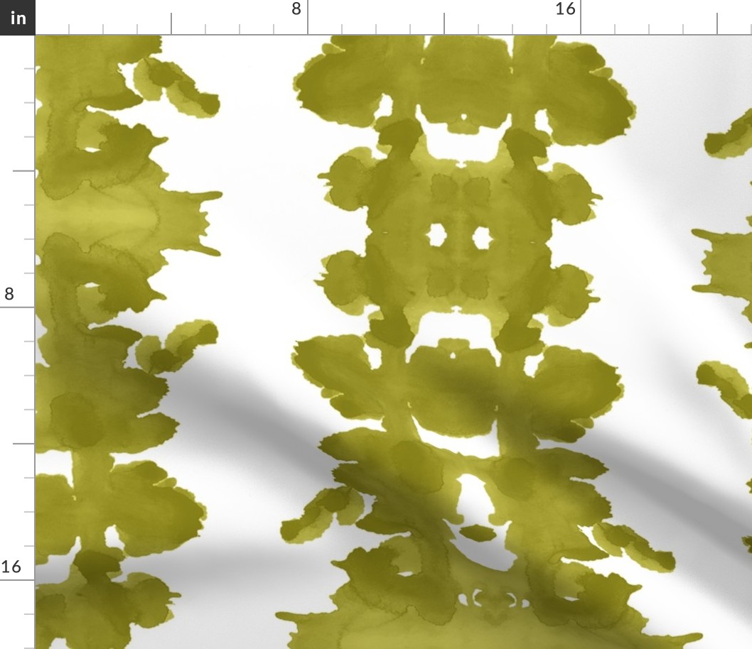 Custom 2 Chartruese double inkblot