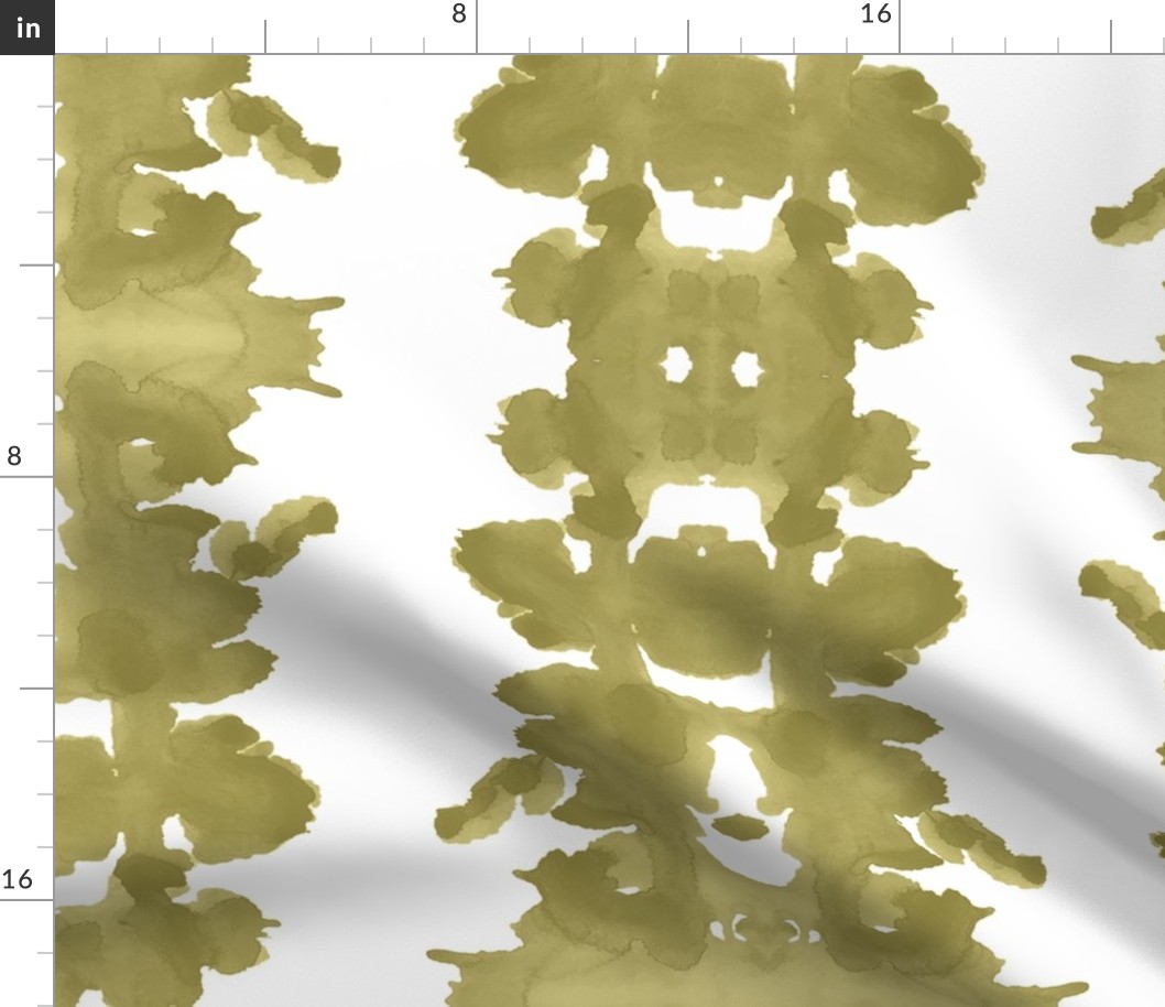 Custom Chartruese double inkblot