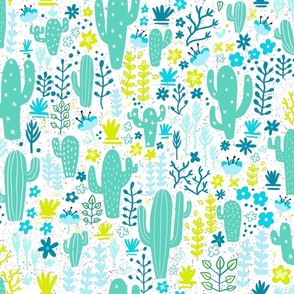 Cactus in the Citrine Desert