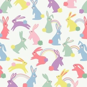 Rainbow bunny hop