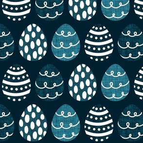midnight blue easter eggs + royal, teal no. 1, 120-16, teal no. 3