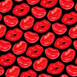 Valentine Lip Gummy Candy - Black