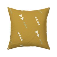 Bohemian Triangles and Dots-yellow