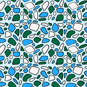 Blue Foxy Terrazzo