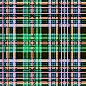 Circuits and Lights Plaid