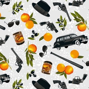 oranges, olives and vintage crime