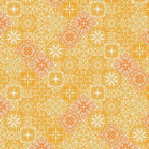 Scatter Tile//Orange//Small Scale